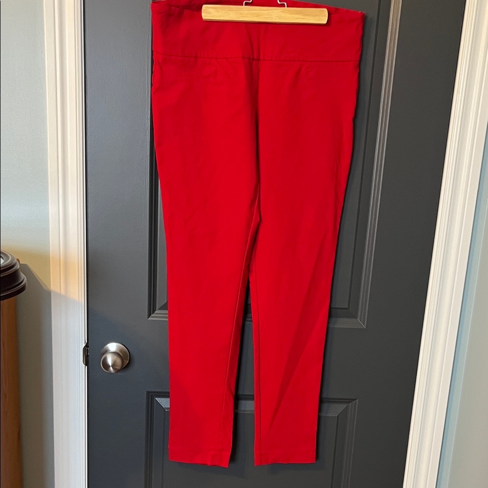 Le Chateau Red Skinny Pants